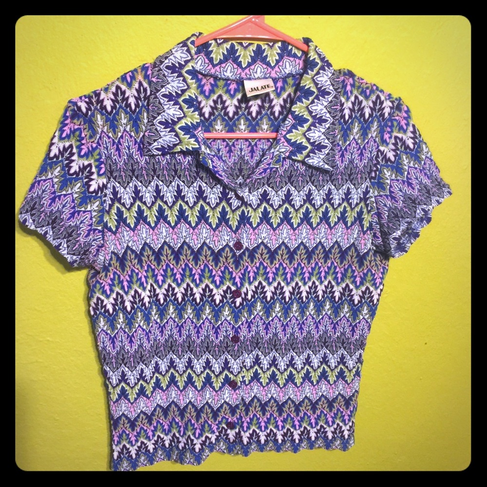 🦋 90’s vintage Jalate button down shirt